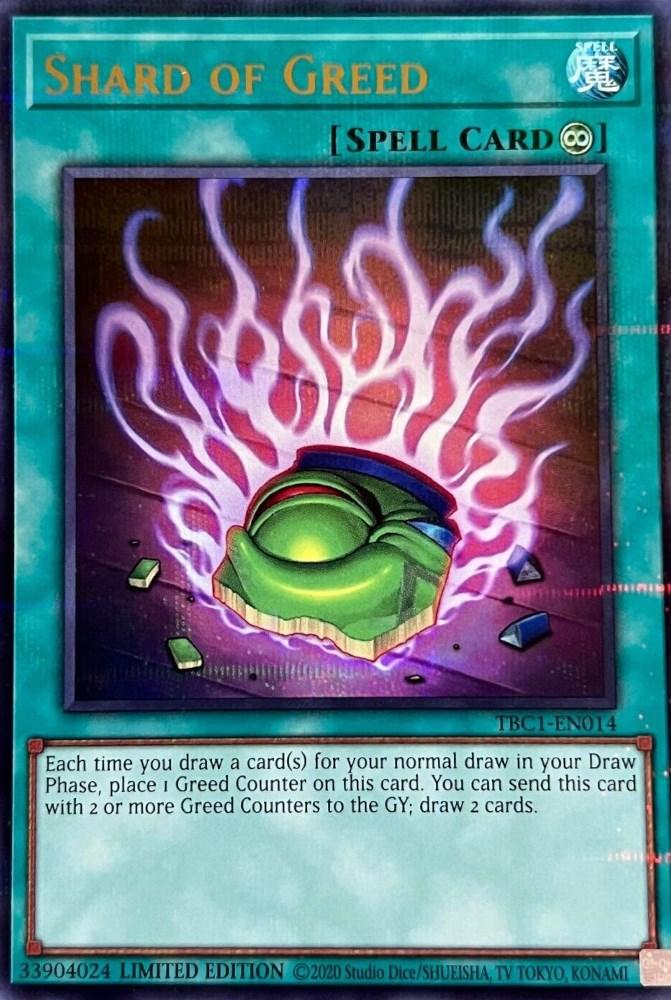 Shard of Greed [TBC1-EN014] Ultra Rare (ONLINE ORDER ONLY)