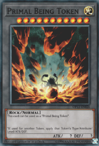 Primal Being Token [OP12-EN026] Super Rare (ONLINE ORDER ONLY)
