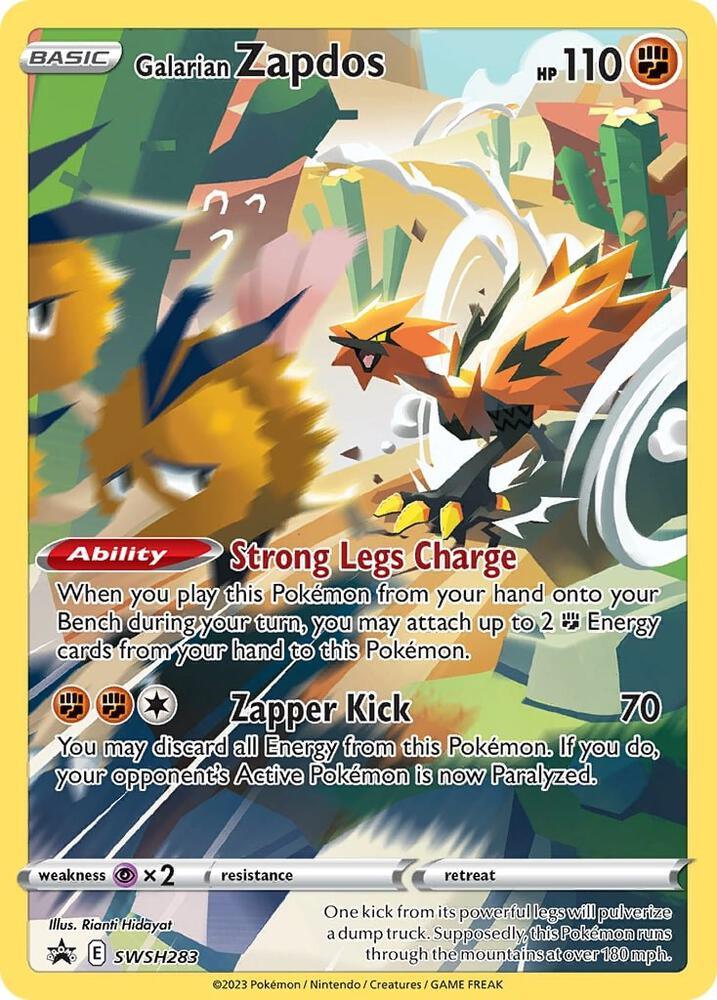 Galarian Zapdos (SWSH283) [Sword & Shield: Black Star Promos] (Online Only)