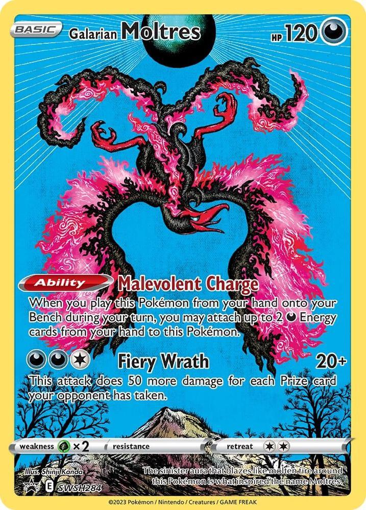 Galarian Moltres (SWSH284) [Sword & Shield: Black Star Promos] (Online Only)