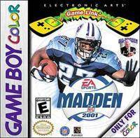 Madden NFL 2001 (Gameboy Color) (ONLINE ORDER ONLY)