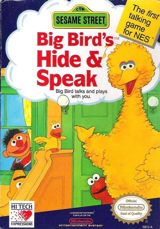Sesame Street Big Bird's Hide and Speak (Nintendo NES) (Online Only)