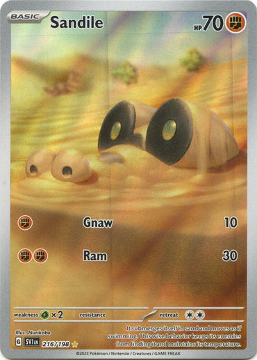 Sandile (216/198) [Scarlet & Violet: Base Set] (Online Only)