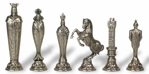 Chess Pieces - Metal - Renaissance (ONLINE ORDER ONLY)