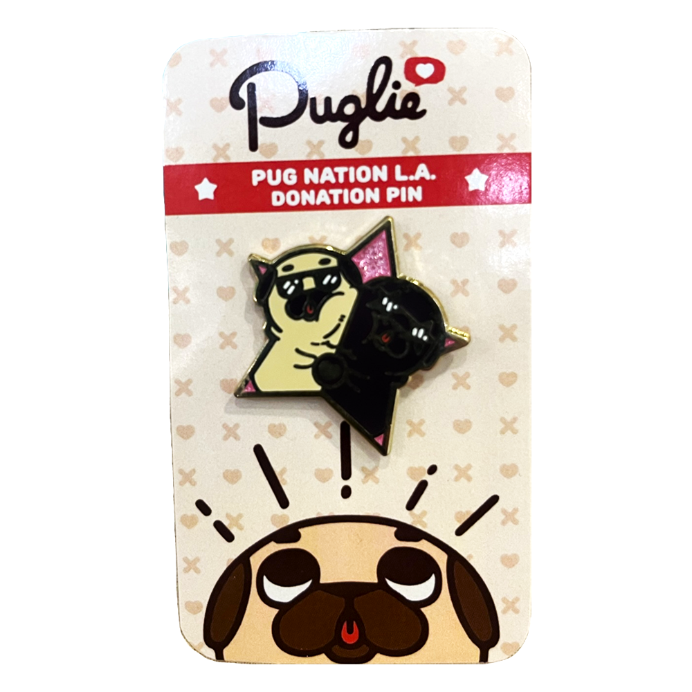 Good Smile Company: Puglie - Pug Nation L.A. Donation Enamel Pin (ONLINE ORDER ONLY)