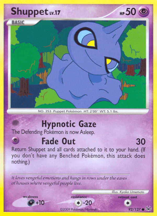 Shuppet (92/127) [Platinum: Base Set] (Online Only)