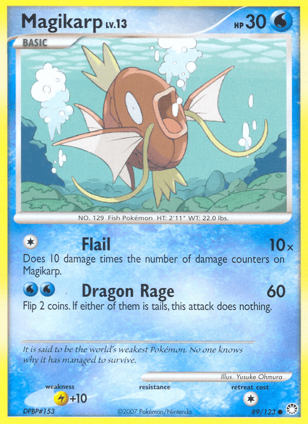 Magikarp (89/123) [Diamond & Pearl: Mysterious Treasures] (Online Only)