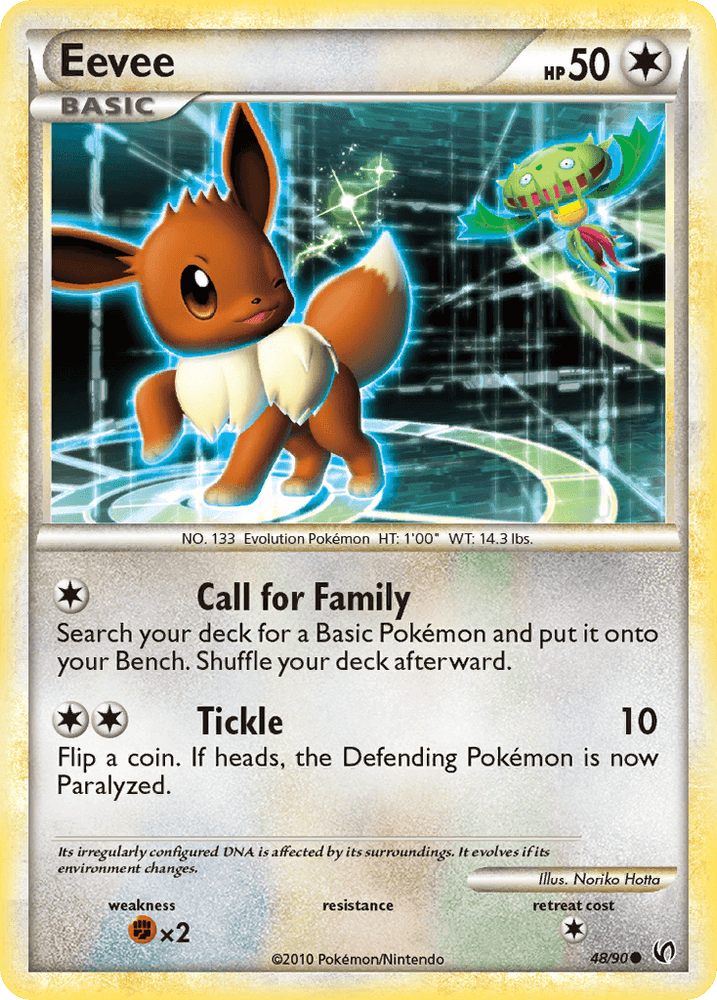 Eevee (48/90) [HeartGold & SoulSilver: Undaunted] (Online Only)