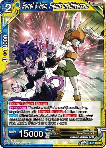 Sorrel & Hop, Fiends of Universe 9 (EB1-061) [Battle Evolution Booster] (ONLINE ORDER ONLY)