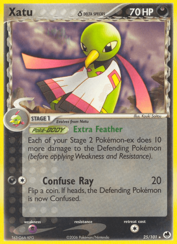 Xatu (25/101) (Delta Species) [EX: Dragon Frontiers] (Online Only)