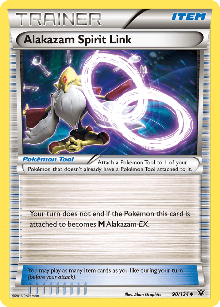 Alakazam Spirit Link (90/124) [XY: Fates Collide] (Online Only)