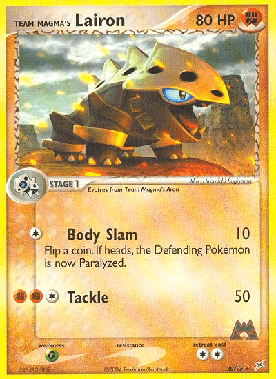 Team Magma's Lairon (20/95) [EX: Team Magma vs Team Aqua] (Online Only)