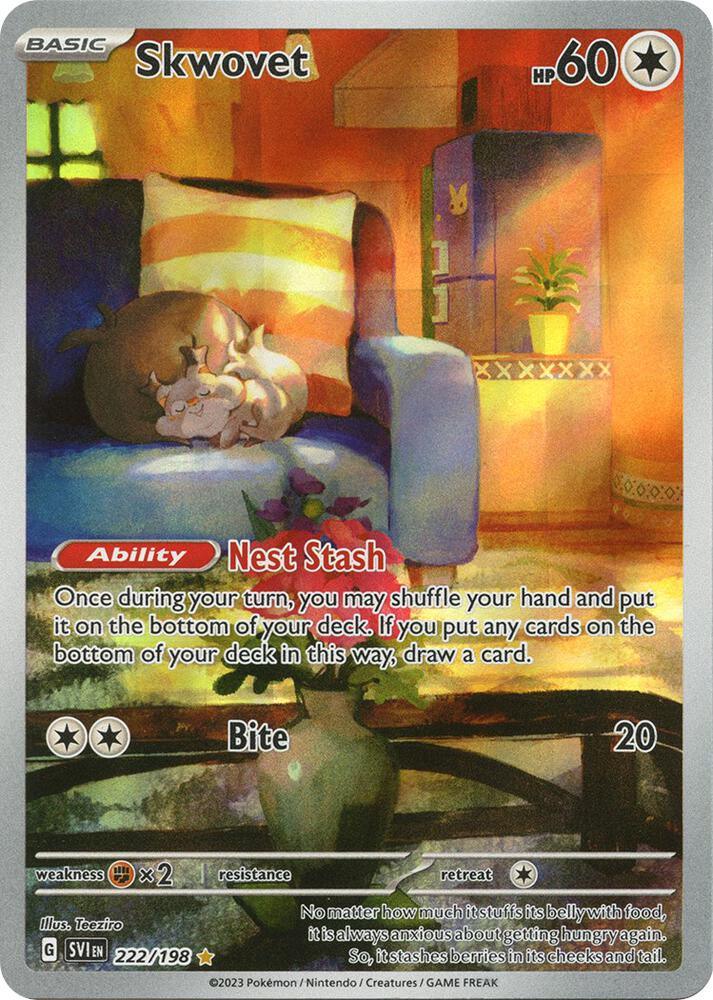 Skwovet (222/198) [Scarlet & Violet: Base Set] (Online Only)