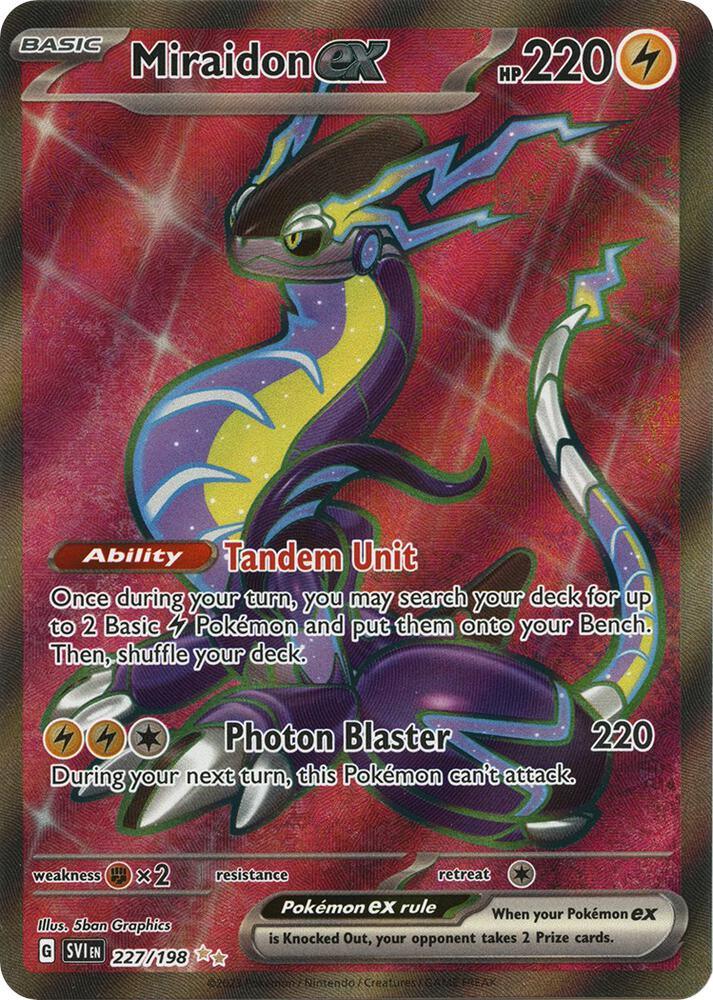 Miraidon ex (227/198) [Scarlet & Violet: Base Set] (Online Only)
