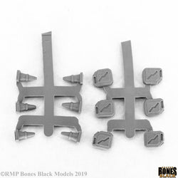 Reaper Miniatures: Modern Accessories - Gas Cans & Pylons (ONLINE ORDER ONLY)