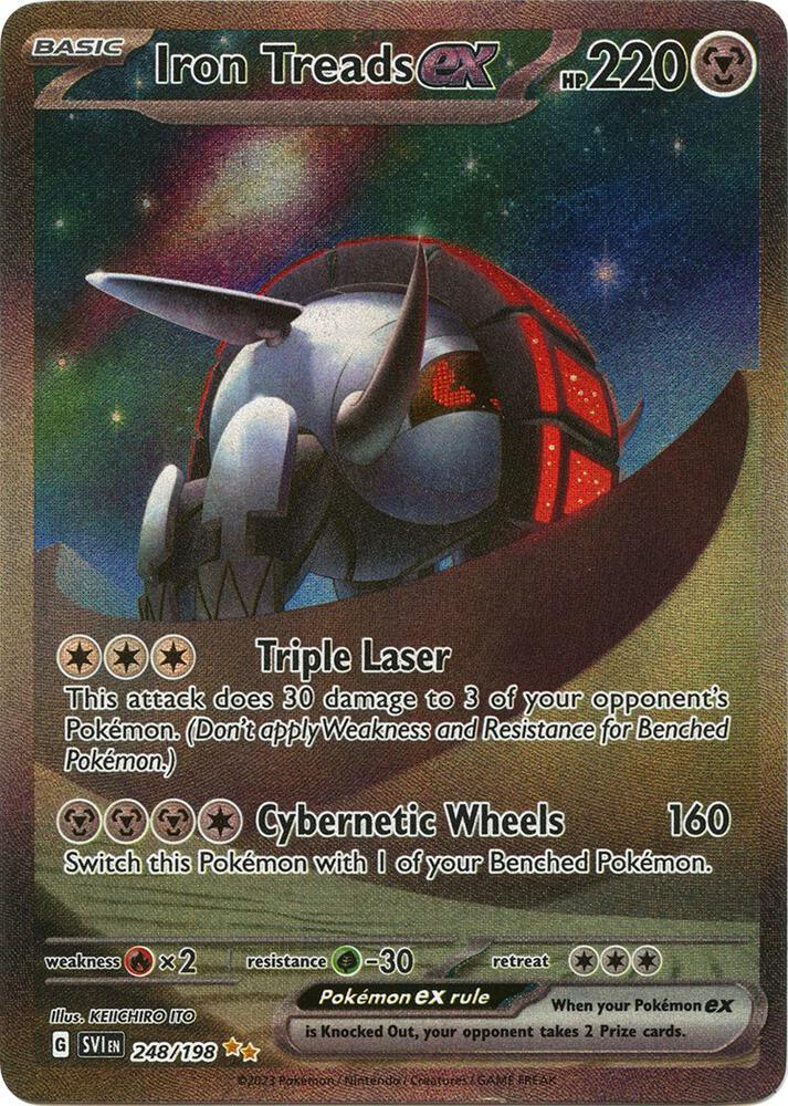 Iron Treads ex (248/198) [Scarlet & Violet: Base Set] (Online Only)