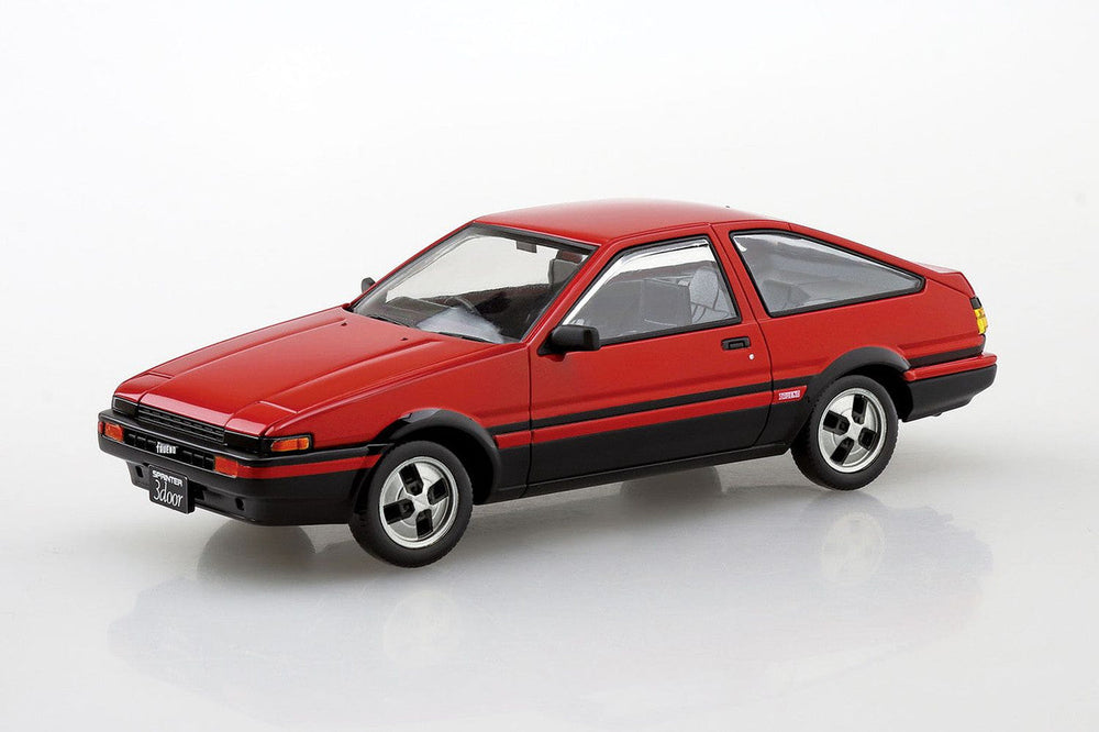 Aoshima: 1/32 The Snap Kit Toyota Sprinter Trueno (High-Flash Two Tone) 1/32 Scale Model Kit #16-B (ONLINE ORDER ONLY)
