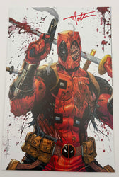 [Signed by Tyler Kirkham] Deadpool / Wolverine #1 Unknown Comics Tyler Kirkham Exclusive Virgin Var [IN STOCK] (ONLINE ORDER ONLY)
