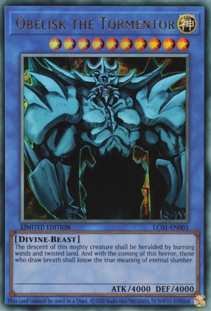 Obelisk the Tormentor (25th Anniversary) [LC01-EN001] Ultra Rare (ONLINE ORDER ONLY)