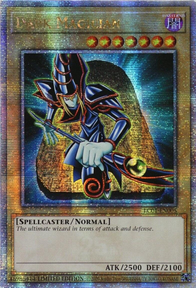 Dark Magician (25th Anniversary) [LC01-EN005] Quarter Century Secret Rare (ONLINE ORDER ONLY)