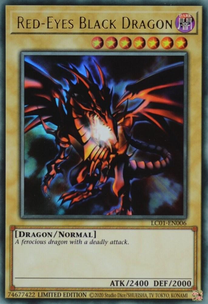 Red-Eyes Black Dragon (25th Anniversary) [LC01-EN006] Ultra Rare (ONLINE ORDER ONLY)