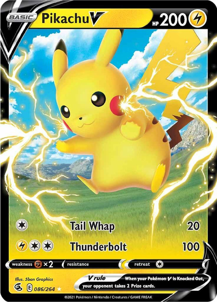 Pikachu V (086/264) [Sword & Shield: Fusion Strike] (Online Only)