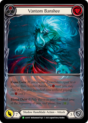 Vantom Banshee (Red) (Extended Art) [LGS157] (Promo)  Rainbow Foil