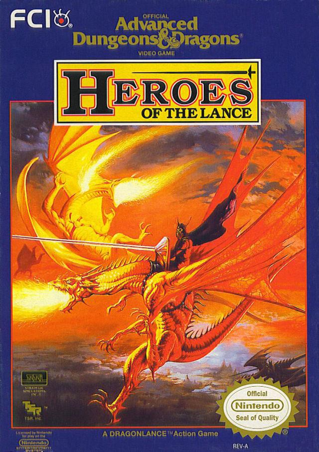 Advanced Dungeons and Dragons Heroes of the Lance (Nintendo NES) (Online Order Only)
