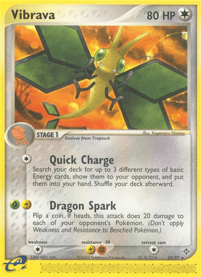 Vibrava (22/97) [EX: Dragon] (Online Only)