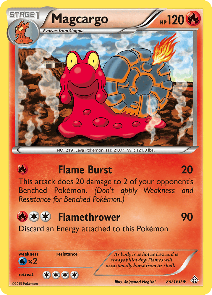 Magcargo (23/160) [XY: Primal Clash] (Online Only)