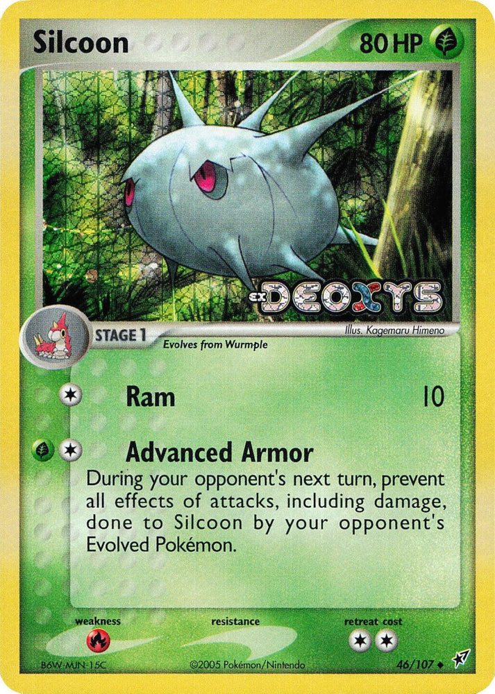 Silcoon (46/107) (Stamped) [EX: Deoxys] (Online Only)