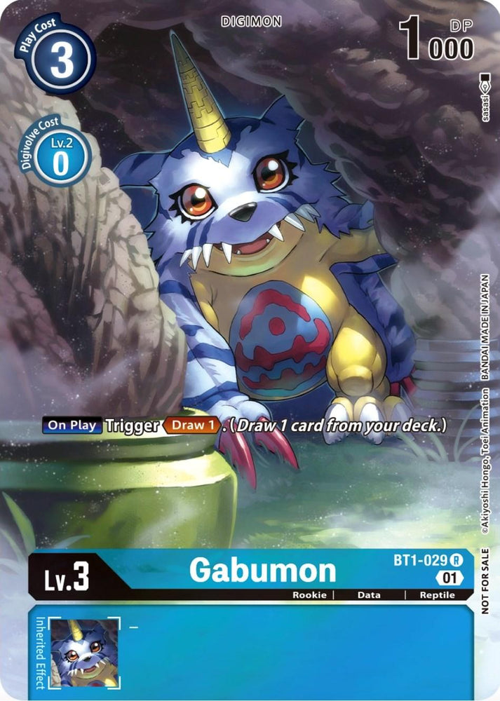 Gabumon [BT1-029] (Official Tournament Pack Vol.9) [Release Special Booster Promos] (ONLINE ORDER ONLY)