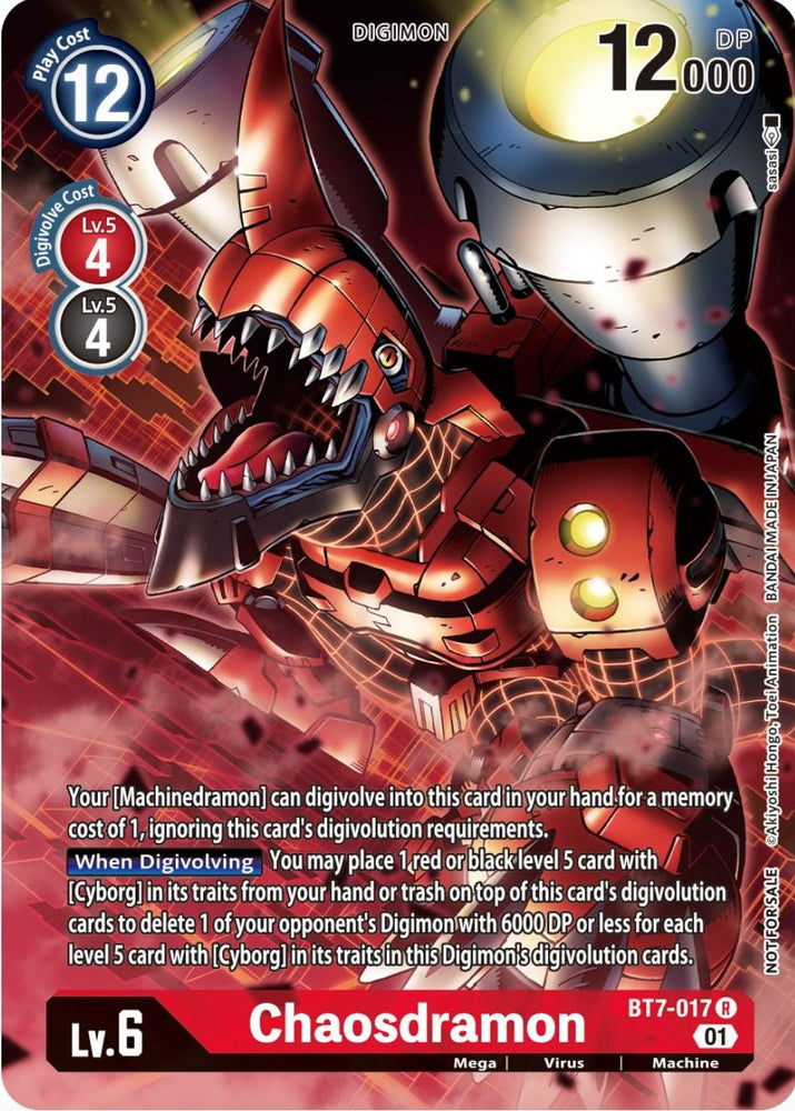 Chaosdramon [BT7-017] (Winner Pack Across Time) [Next Adventure Promos] (ONLINE ORDER ONLY)