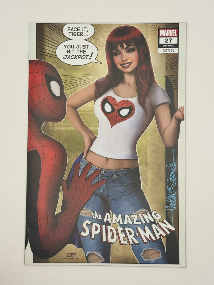 [Signed by Nathan Szerdy] AMAZING SPIDER-MAN #27 SIGNED Nathan Szerdy Variant IN STOCK (ONLINE ORDER ONLY)