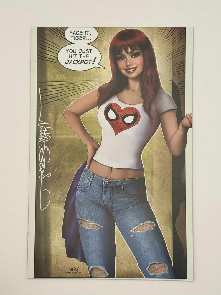 [Signed by Nathan Szerdy] AMAZING SPIDER-MAN #27 SIGNED Nathan Szerdy Virgin Variant IN STOCK (ONLINE ORDER ONLY)