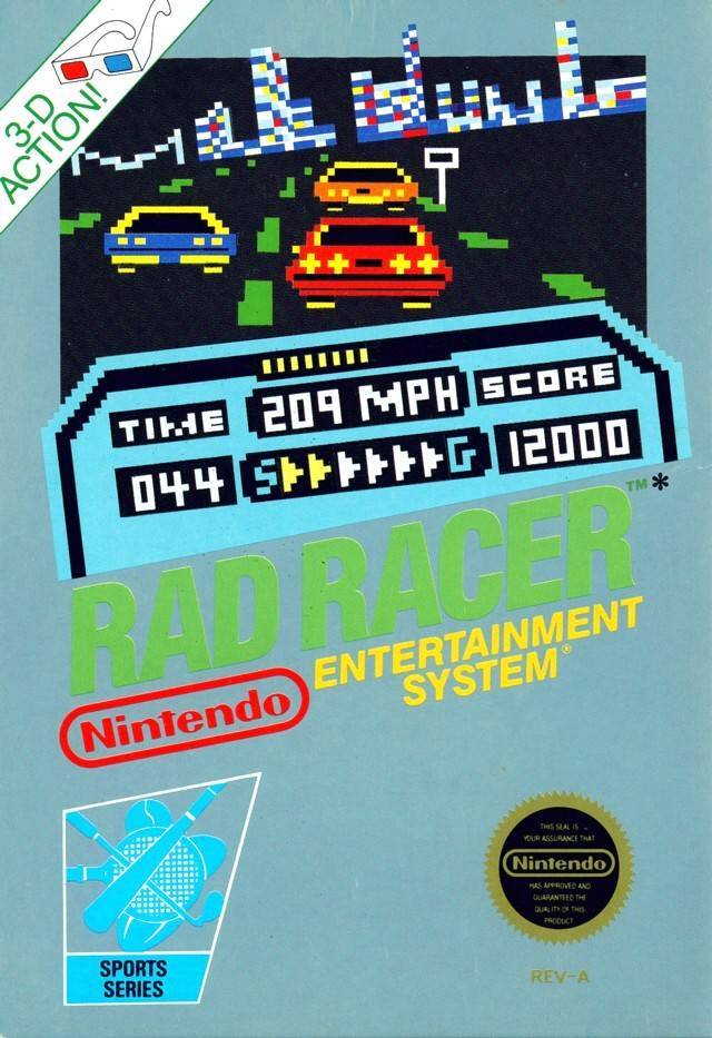 Rad Racer With Box (Nintendo NES) (Online Only)
