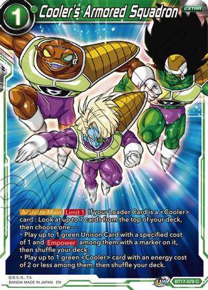 Cooler's Armored Squadron (BT17-078) [Ultimate Squad] (ONLINE ORDER ONLY)