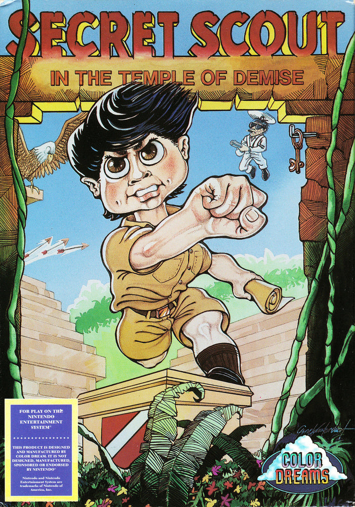 Secret Scout in the Temple of Demise (Nintendo NES) (Online Order Only)