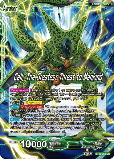 Cell // Cell, The Greatest Threat to Mankind (BT21-068) [Wild Resurgence] (ONLINE ORDER ONLY)