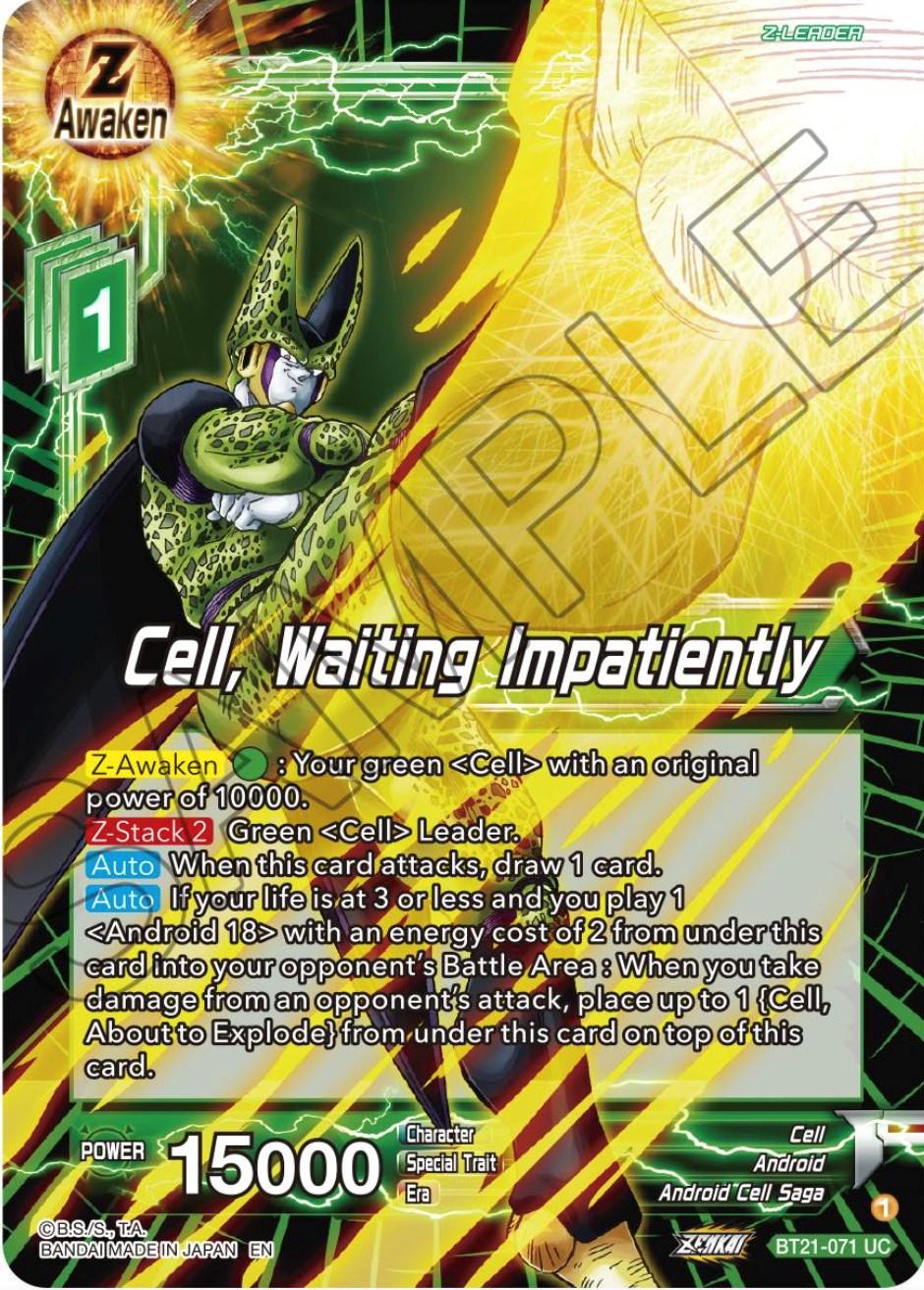 Cell, Waiting Impatiently (BT21-071) [Wild Resurgence] (ONLINE ORDER ONLY)