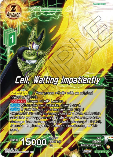 Cell, Waiting Impatiently (BT21-071) [Wild Resurgence] (ONLINE ORDER ONLY)