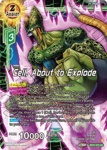 Cell, About to Explode (BT21-072) [Wild Resurgence] (ONLINE ORDER ONLY)