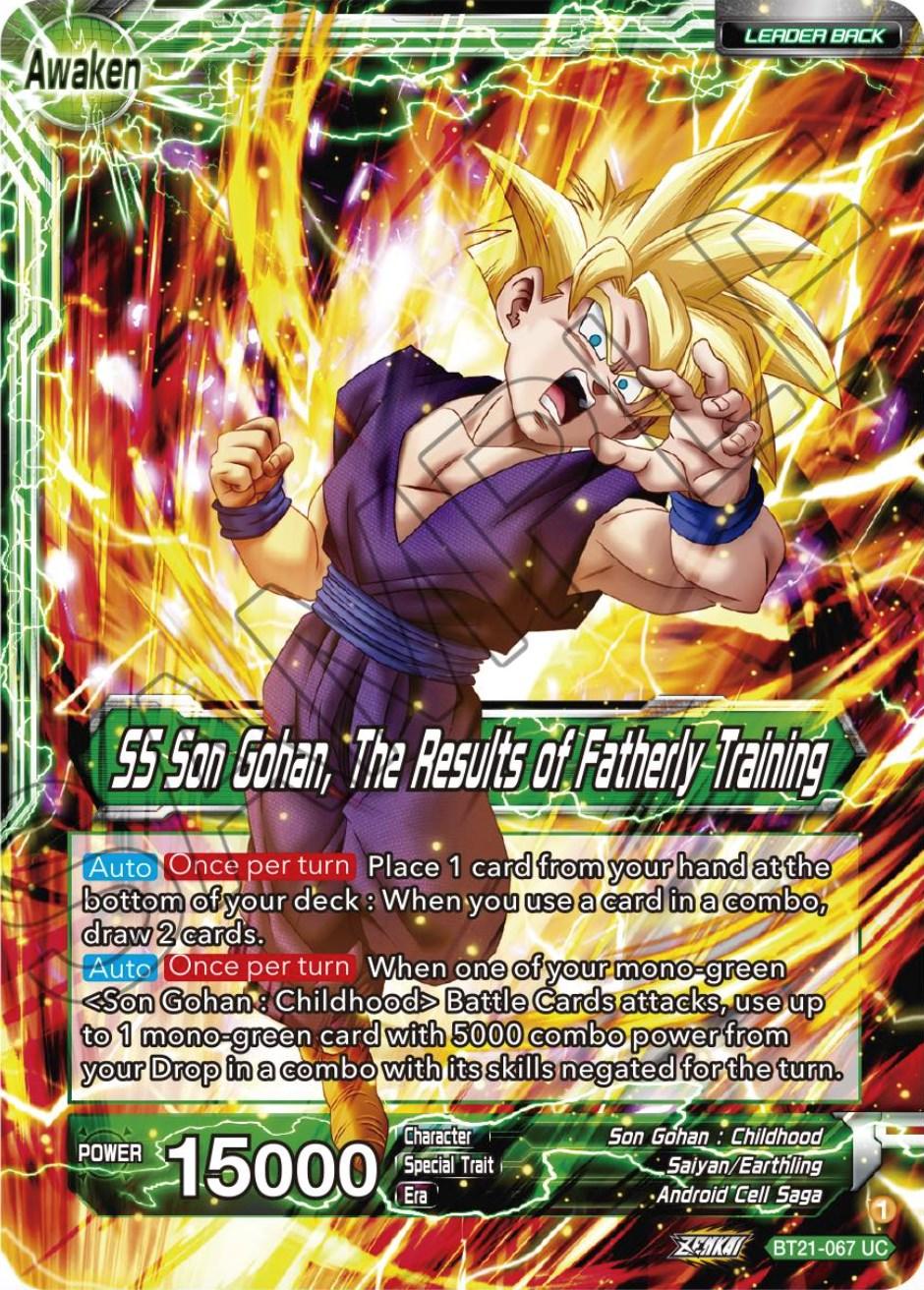 Son Gohan // SS Son Gohan, The Results of Fatherly Training (BT21-067) [Wild Resurgence] (ONLINE ORDER ONLY)