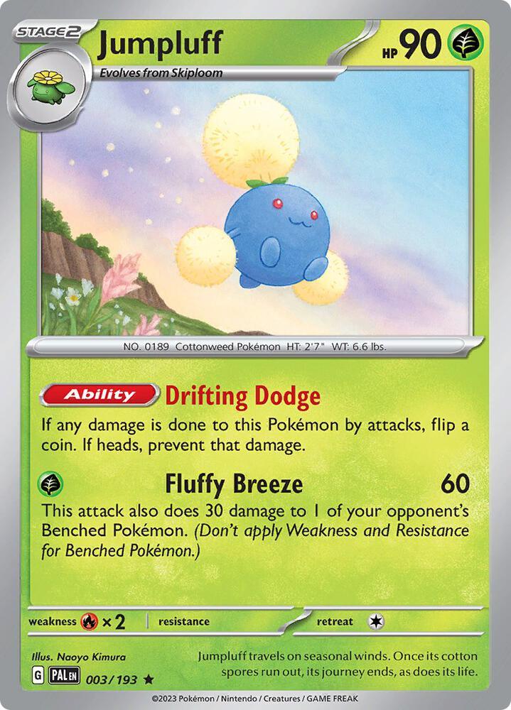 Jumpluff (003/193) [Scarlet & Violet: Paldea Evolved] (Online Only)