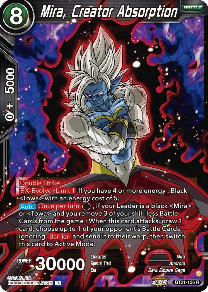 Mira, Creator Absorption (BT21-136) [Wild Resurgence] (ONLINE ORDER ONLY)