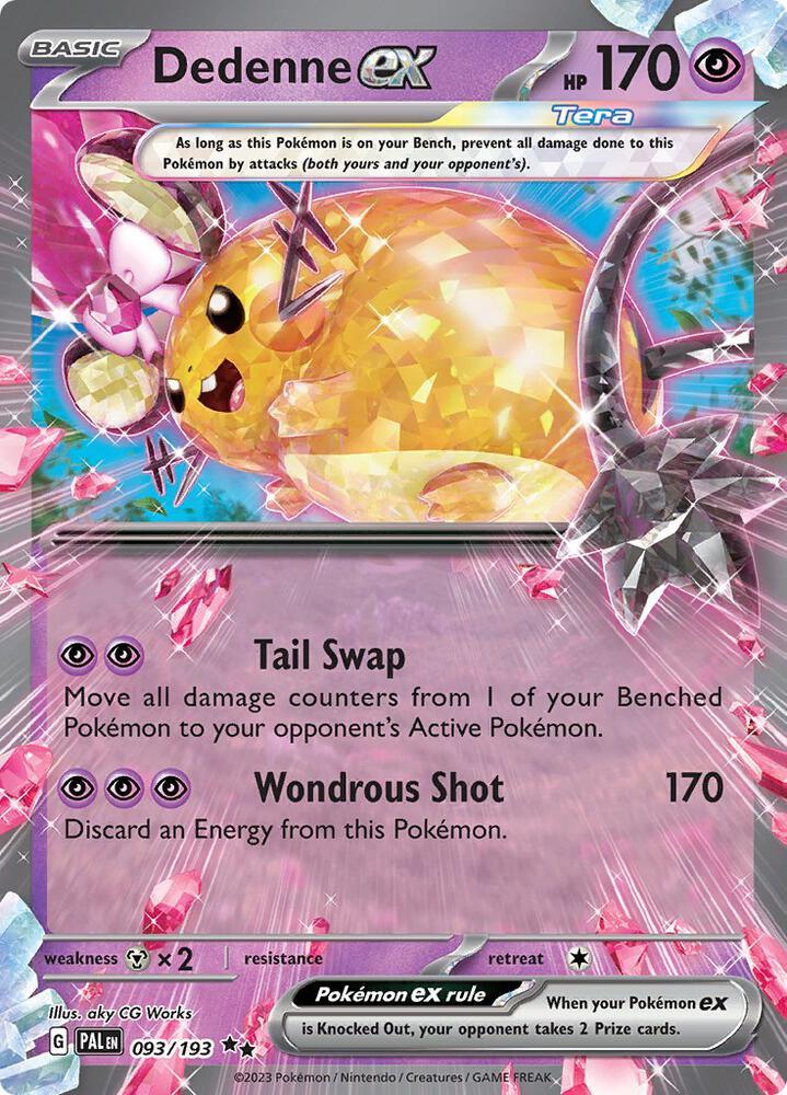 Dedenne ex (093/193) [Scarlet & Violet: Paldea Evolved] (Online Only)