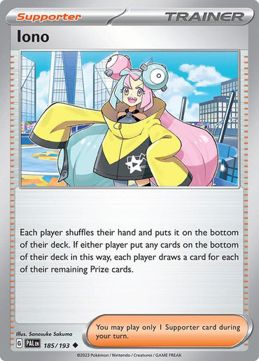 Iono (185/193) [Scarlet & Violet: Paldea Evolved] (Online Only)
