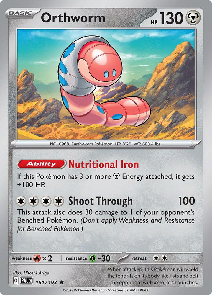 Orthworm (151/193) [Scarlet & Violet: Paldea Evolved] (Online Only) (ONLINE ORDER ONLY)