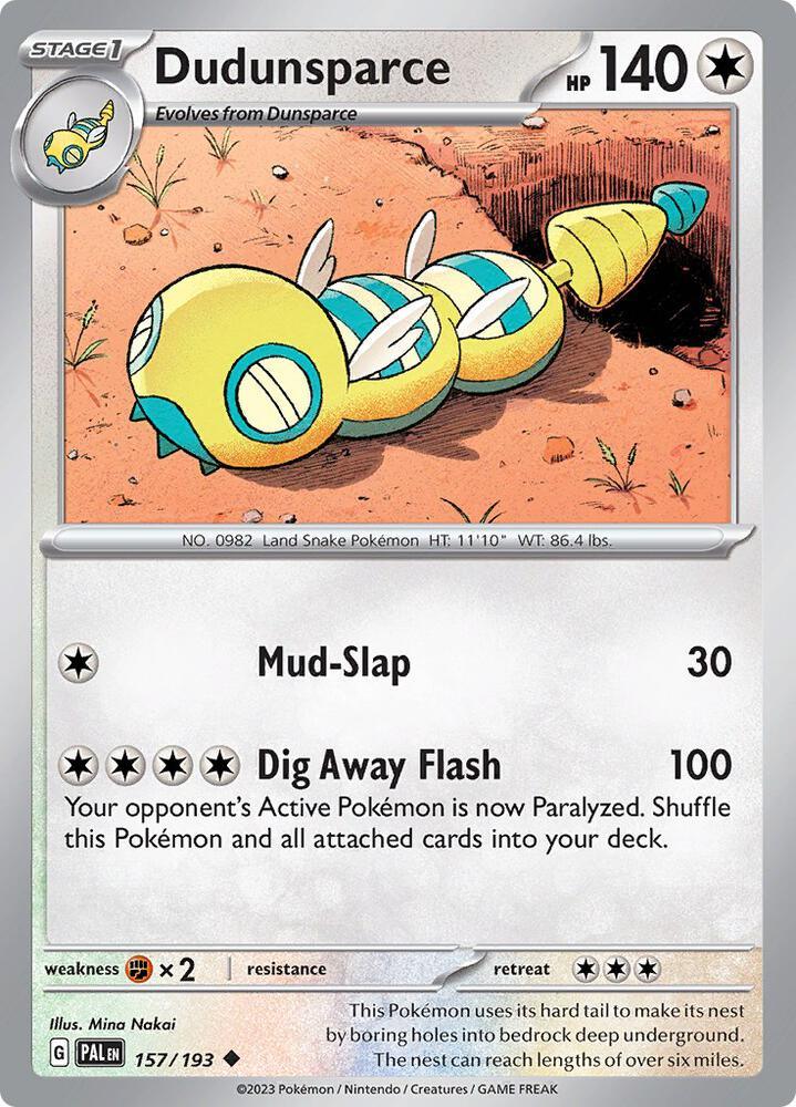 Dudunsparce (157/193) [Scarlet & Violet: Paldea Evolved] (Online Only)