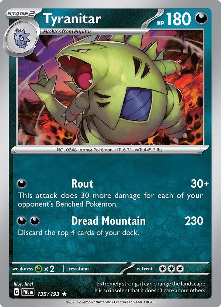 Tyranitar (135/193) [Scarlet & Violet: Paldea Evolved] (Online Only)